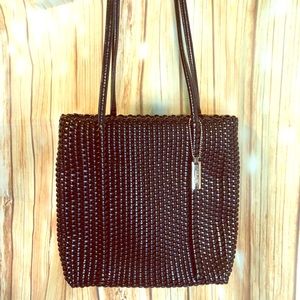 New black woven Nine west purse🔥🔥❤️
